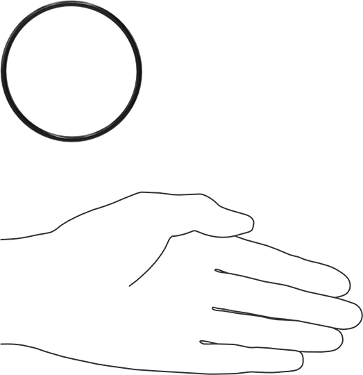 Yağa Dayanıklı Buna-N O-Ring, 3 mm Genişlik, 66 mm İç Çap