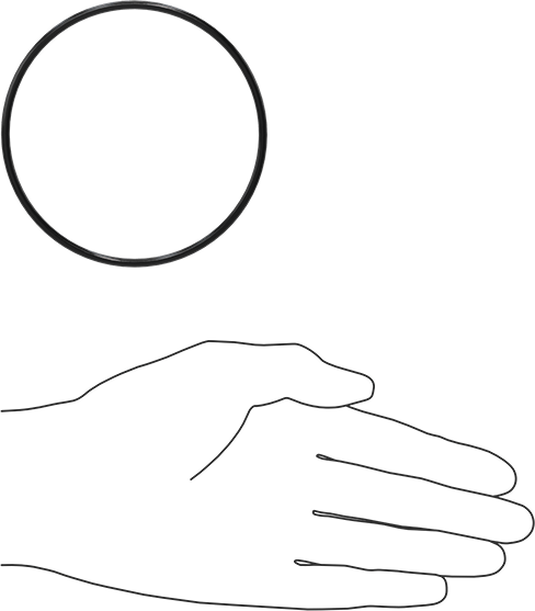 Yağa Dayanıklı Buna-N O-Ring, 3 mm Genişlik, 86 mm İç Çap