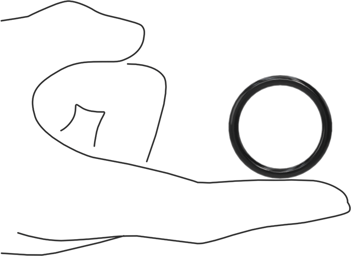 Yağa Dayanıklı Buna-N O-Ring, 3.5 mm Genişlik, 28 mm İç Çap