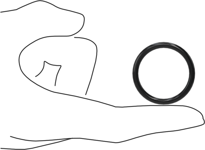 Yağa Dayanıklı Buna-N O-Ring, 3.5 mm Genişlik, 29.2 mm İç Çap