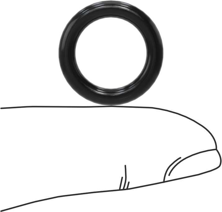 Yağa Dayanıklı Buna-N O-Ring, 3 mm Genişlik, 12.5 mm İç Çap