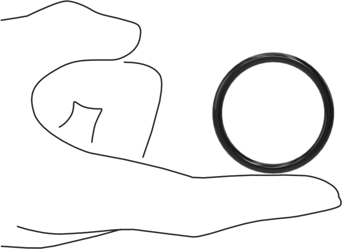 Yağa Dayanıklı Buna-N O-Ring, 3.5 mm Genişlik, 35.2 mm İç Çap