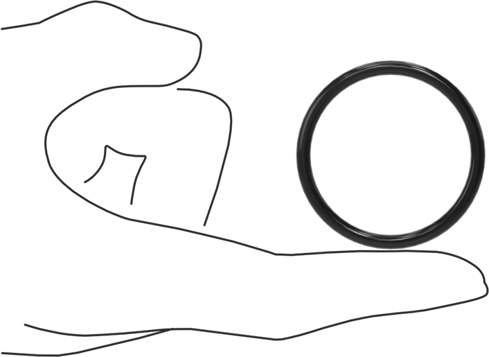 Yağa Dayanıklı Buna-N O-Ring, 3.5 mm Genişlik, 38.7 mm İç Çap