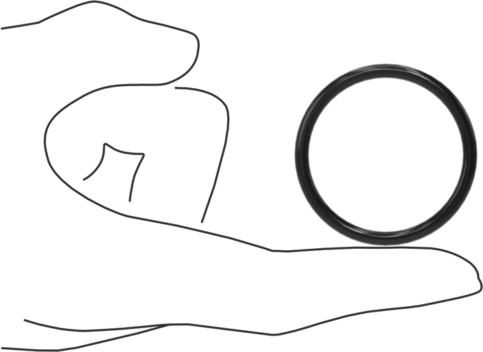 Yağa Dayanıklı Buna-N O-Ring, 3.5 mm Genişlik, 37.7 mm İç Çap