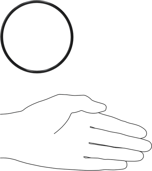 Yağa Dayanıklı Buna-N O-Ring, 3.5 mm Genişlik, 82 mm İç Çap