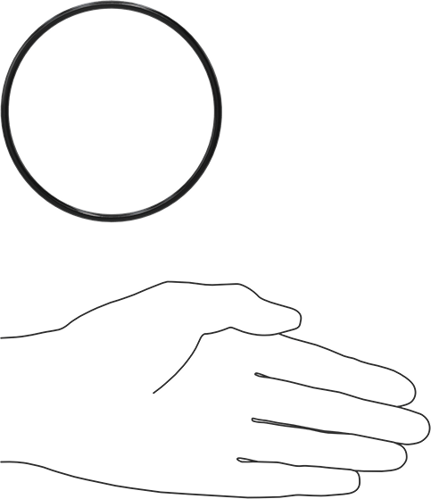 Yağa Dayanıklı Buna-N O-Ring, 3.5 mm Genişlik, 88 mm İç Çap