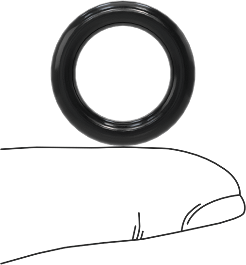 Yağa Dayanıklı Buna-N O-Ring, 4 mm Genişlik, 15 mm İç Çap