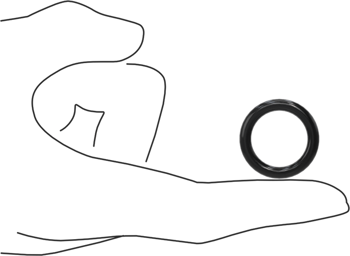 Yağa Dayanıklı Buna-N O-Ring, 4 mm Genişlik, 19 mm İç Çap