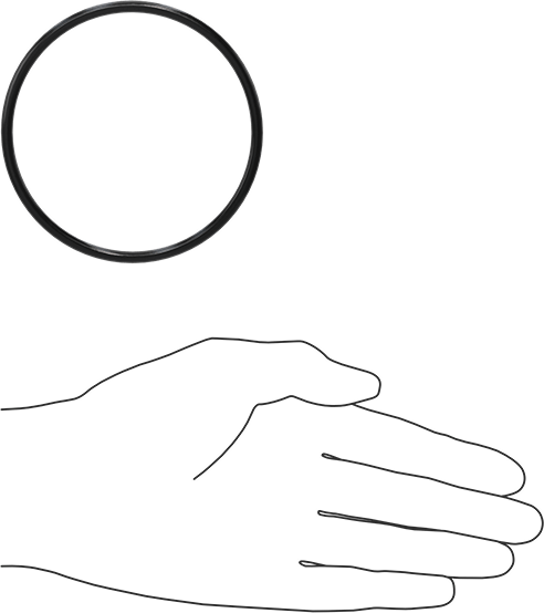 Yağa Dayanıklı Buna-N O-Ring, 4 mm Genişlik, 81 mm İç Çap