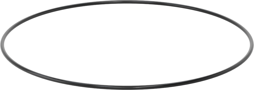 Yağa Dayanıklı Buna-N O-Ring, 4 mm Genişlik, 266 mm İç Çap