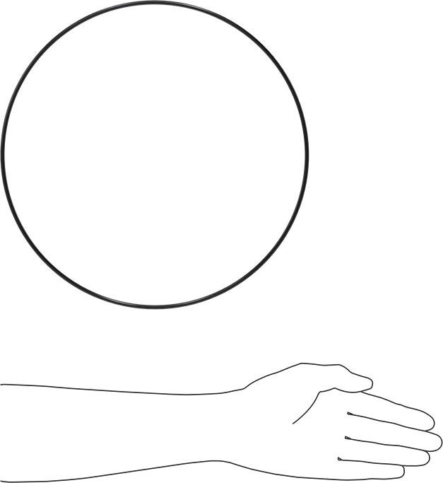 Yağa Dayanıklı Buna-N O-Ring, 4 mm Genişlik, 285 mm İç Çap