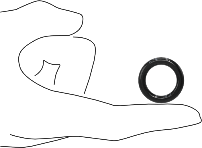 Yağa Dayanıklı Buna-N O-Ring, 4.5 mm Genişlik, 18 mm İç Çap