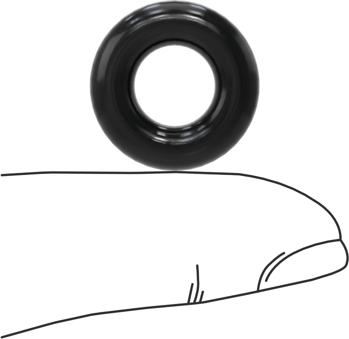 Yağa Dayanıklı Buna-N O-Ring, 5 mm Genişlik, 9 mm İç Çap