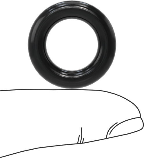 Yağa Dayanıklı Buna-N O-Ring, 5 mm Genişlik, 14 mm İç Çap