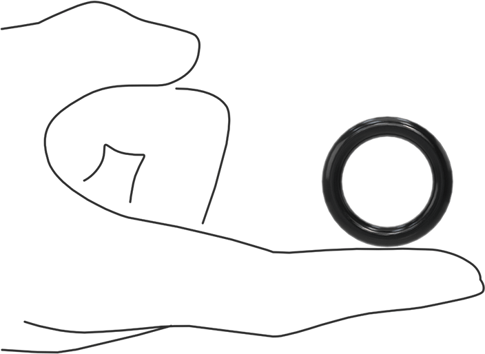 Yağa Dayanıklı Buna-N O-Ring, 5 mm Genişlik, 22 mm İç Çap