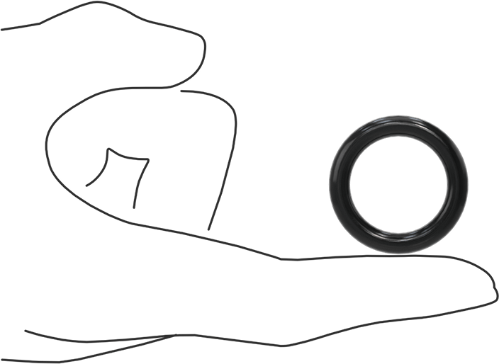 Yağa Dayanıklı Buna-N O-Ring, 5 mm Genişlik, 23 mm İç Çap