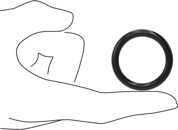 Yağa Dayanıklı Buna-N O-Ring, 5 mm Genişlik, 31 mm İç Çap