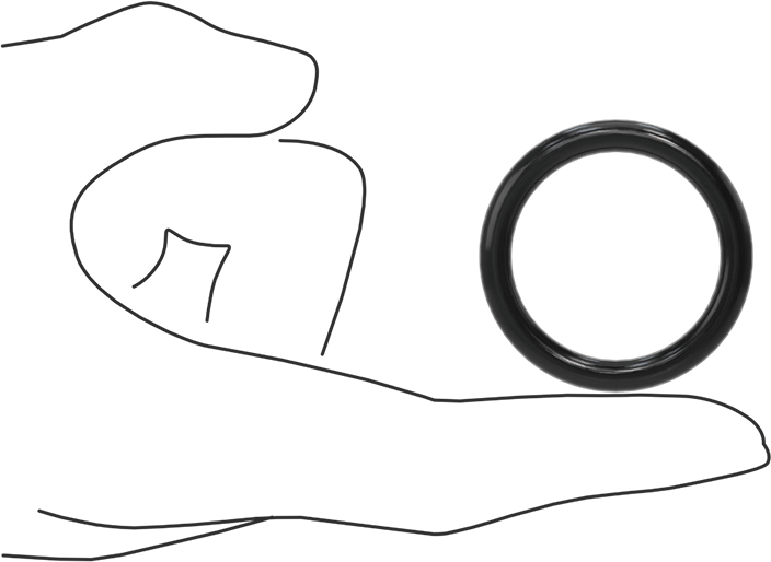 Yağa Dayanıklı Buna-N O-Ring, 5 mm Genişlik, 32 mm İç Çap