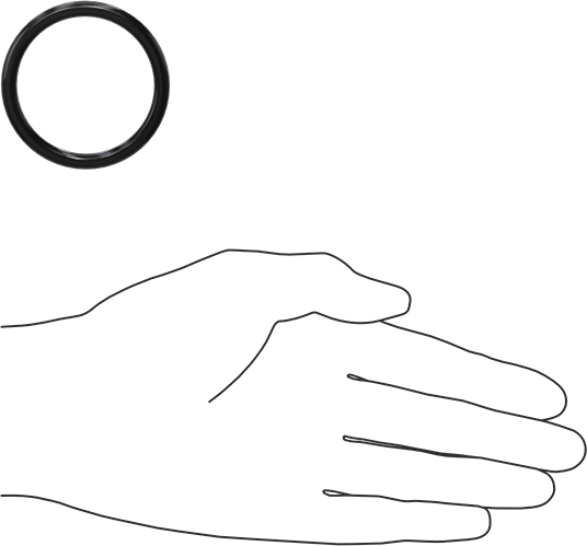 Yağa Dayanıklı Buna-N O-Ring, 5 mm Genişlik, 43 mm İç Çap