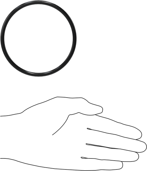 Yağa Dayanıklı Buna-N O-Ring, 5 mm Genişlik, 86 mm İç Çap