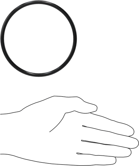 Yağa Dayanıklı Buna-N O-Ring, 5 mm Genişlik, 92 mm İç Çap