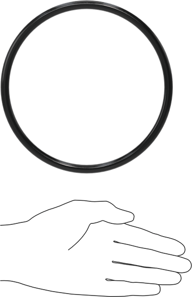 Yağa Dayanıklı Buna-N O-Ring, 8.4 mm Genişlik, 149.5 mm İç Çap