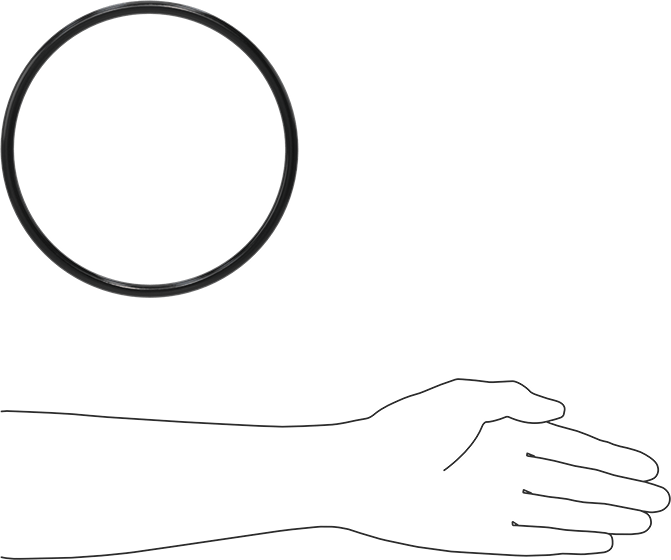 Yağa Dayanıklı Buna-N O-Ring, 8.4 mm Genişlik, 169.5 mm İç Çap