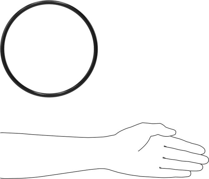 Yağa Dayanıklı Buna-N O-Ring, 8.4 mm Genişlik, 179.5 mm İç Çap