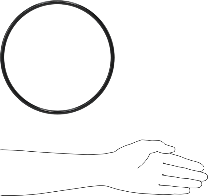 Yağa Dayanıklı Buna-N O-Ring, 8.4 mm Genişlik, 214.5 mm İç Çap