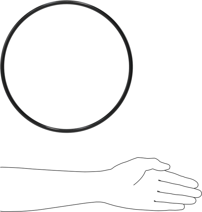 Yağa Dayanıklı Buna-N O-Ring, 8.4 mm Genişlik, 259.5 mm İç Çap