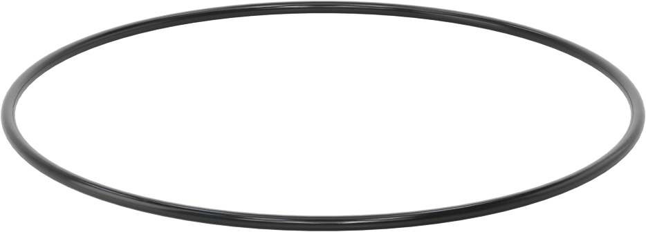 Yağa Dayanıklı Buna-N O-Ring, 3.1 mm Genişlik, 139.4 mm İç Çap