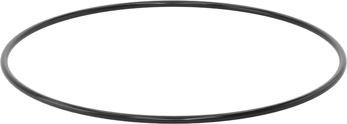 Yağa Dayanıklı Buna-N O-Ring, 3.1 mm Genişlik, 144.4 mm İç Çap