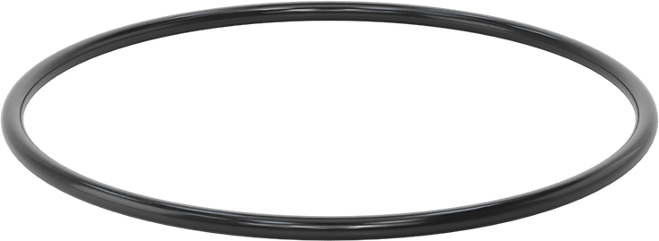 Yağa Dayanıklı Buna-N O-Ring, 5.7 mm Genişlik, 159.3 mm İç Çap