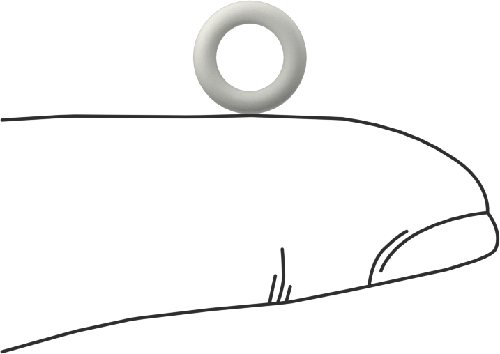 Yağa Dayanıklı Temiz Oda Buna-N O-Rings, 1/16 Kesirli Genişlik, Dash Numarası 009