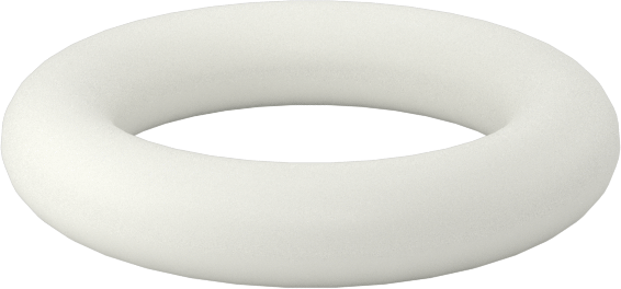 Yağa Dayanıklı Temiz Oda Buna-N O-Rings, 1/16 Kesirli Genişlik, Dash Numarası 010