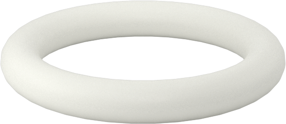 Yağa Dayanıklı Temiz Oda Buna-N O-Rings, 1/16 Kesirli Genişlik, Dash Numarası 012