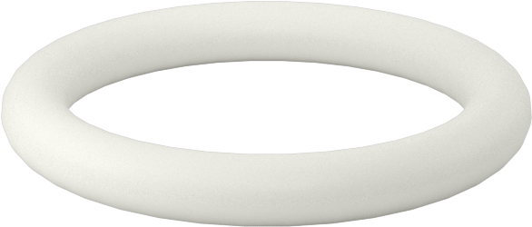 Yağa Dayanıklı Temiz Oda Buna-N O-Rings, 1/16 Kesirli Genişlik, Dash Numarası 013