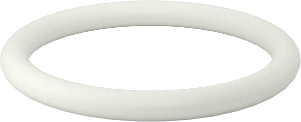 Yağa Dayanıklı Temiz Oda Buna-N O-Rings, 1/16 Kesirli Genişlik, Dash Numarası 016