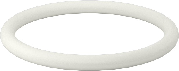 Yağa Dayanıklı Temiz Oda Buna-N O-Rings, 1/16 Kesirli Genişlik, Dash Numarası 018