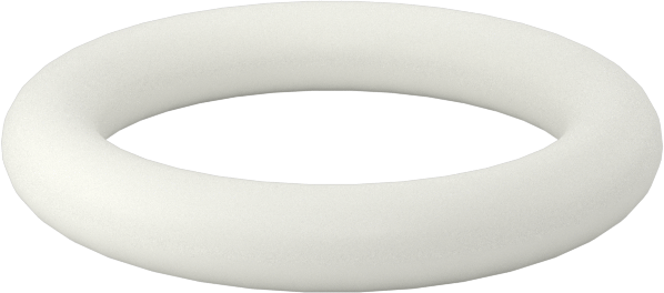 Yağa Dayanıklı Temiz Oda Buna-N O-Rings, 3/32 Kesirli Genişlik, Dash Numarası 112