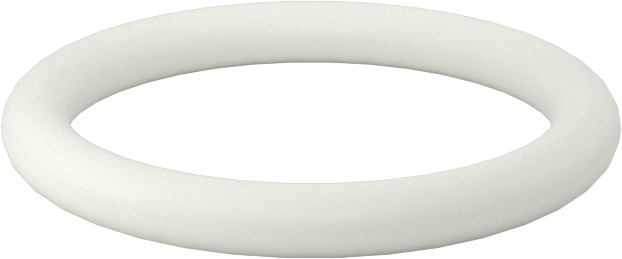 Yağa Dayanıklı Temiz Oda Buna-N O-Rings, 3/32 Kesirli Genişlik, Dash Numarası 116