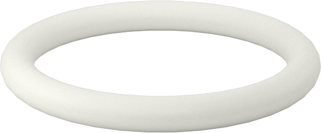 Yağa Dayanıklı Temiz Oda Buna-N O-Rings, 3/32 Kesirli Genişlik, Dash Numarası 117