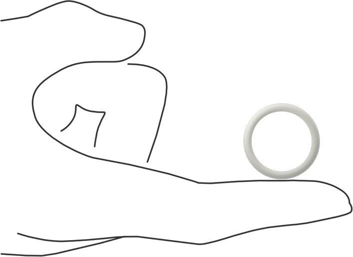 Yağa Dayanıklı Temiz Oda Buna-N O-Rings, 3/32 Kesirli Genişlik, Dash Numarası 117