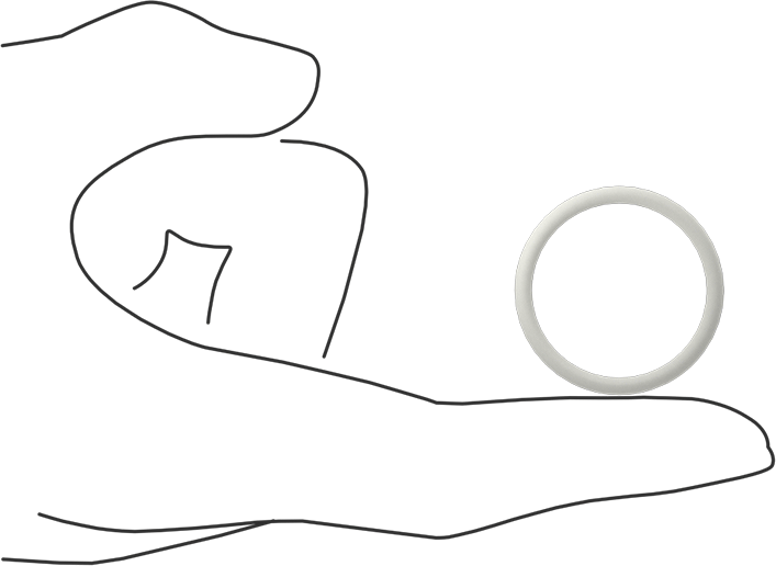 Yağa Dayanıklı Temiz Oda Buna-N O-Rings, 3/32 Kesirli Genişlik, Dash Numarası 121