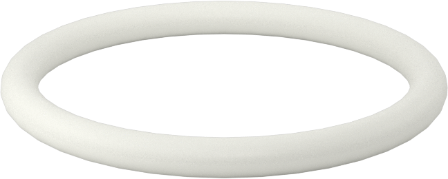 Yağa Dayanıklı Temiz Oda Buna-N O-Rings, 3/32 Kesirli Genişlik, Dash Numarası 121