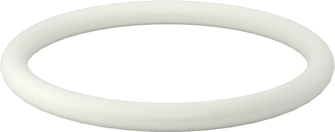 Yağa Dayanıklı Temiz Oda Buna-N O-Rings, 3/32 Kesirli Genişlik, Dash Numarası 122