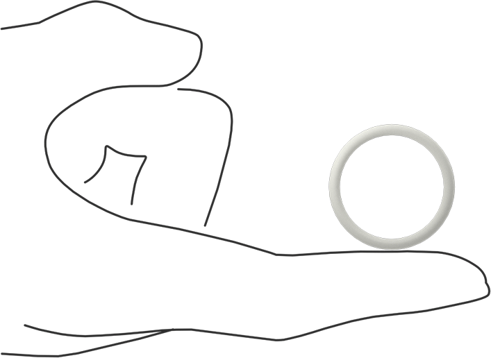 Yağa Dayanıklı Temiz Oda Buna-N O-Rings, 3/32 Kesirli Genişlik, Dash Numarası 120