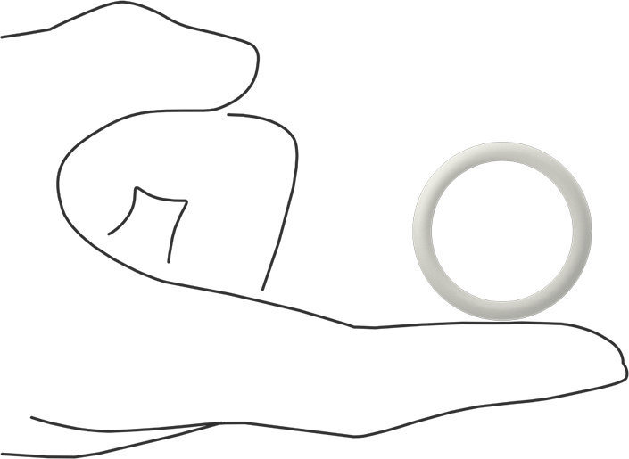 Yağa Dayanıklı Temiz Oda Buna-N O-Rings, 1/8 Kesirli Genişlik, Dash Numarası 215