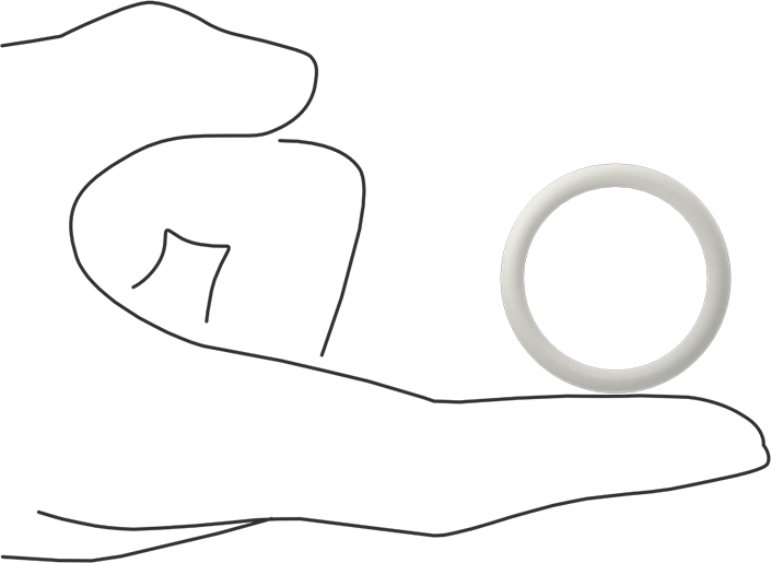 Yağa Dayanıklı Temiz Oda Buna-N O-Rings, 1/8 Kesirli Genişlik, Dash Numarası 216