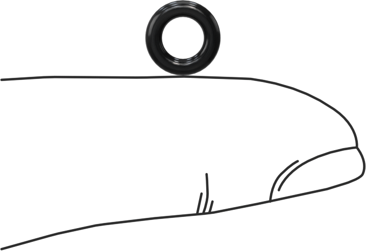 Temiz Oda Viton® Floroelastomer O-Rings, Kimyasala Dayanıklı, 1/16 Kesirli Genişlik, Dash Numarası 008